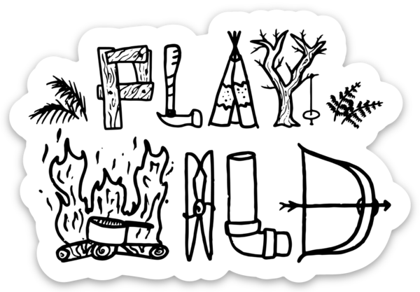 Play Wild Sticker Graphic