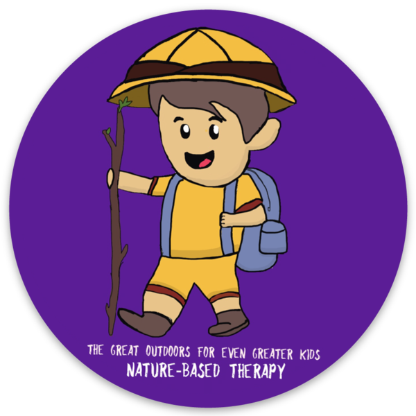 The Great Outdoors for Even Greater Kids Nature Based Therapy Sticker Graphic